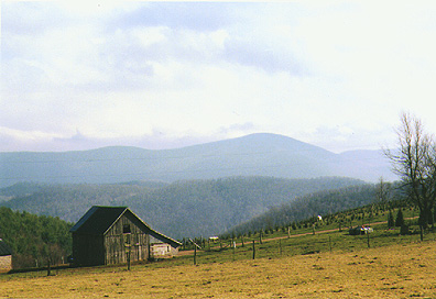 Skyline drive view